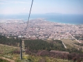 Mit der Gondelbahn nach Erice, Blick auf Trapani